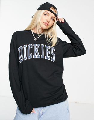 Dickies Aitkin long sleeve t-shirt in black