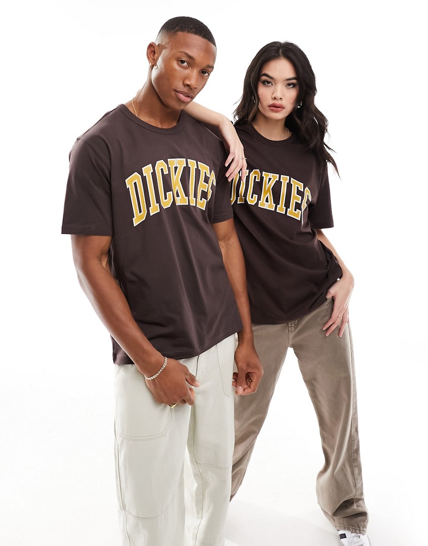 Dickies aitkin t-shirt in brown