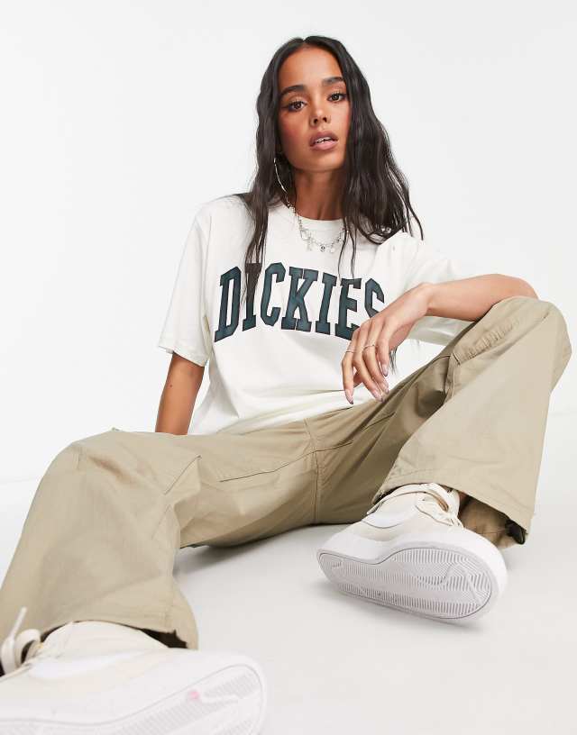 Dickies Aitkin T-shirt in cream