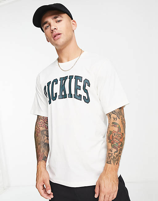 Dickies Aitkin t-shirt in off white | ASOS