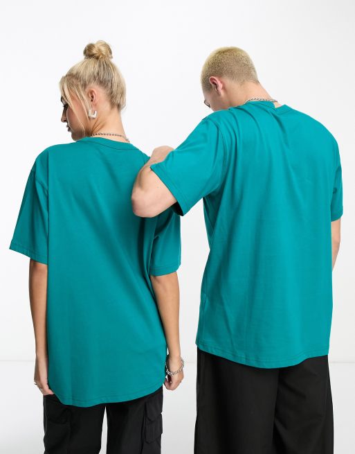 Dickies - Aitkin - T-shirt unisexe avec logo côté cœur - Sarcelle, 2 de 4