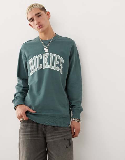 Dickies Aitkin varsity sweatshirt in forest green - view 1