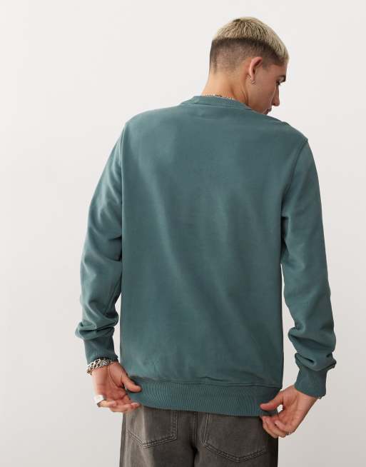 Dickies Aitkin varsity sweatshirt in forest green, 4 of 4
