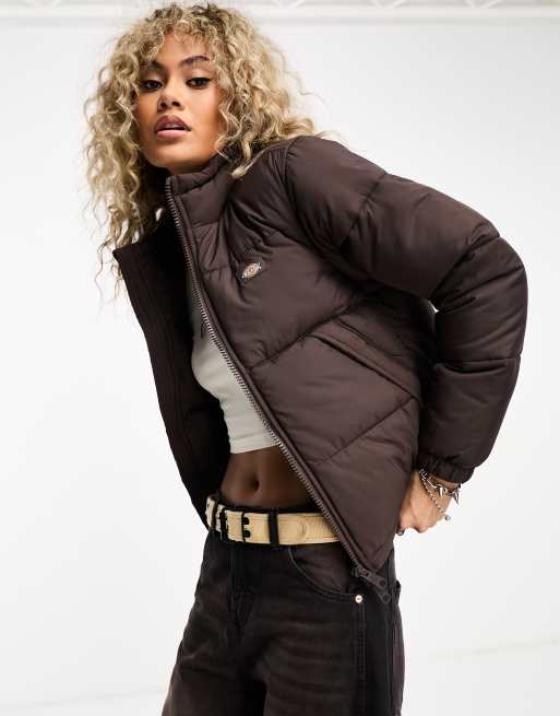 Dickies – Alatna – Brun pufferjacka
