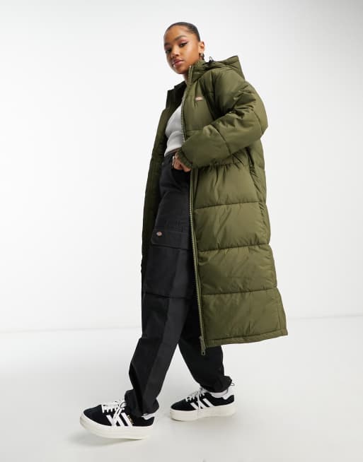 Asos long puffer clearance coat