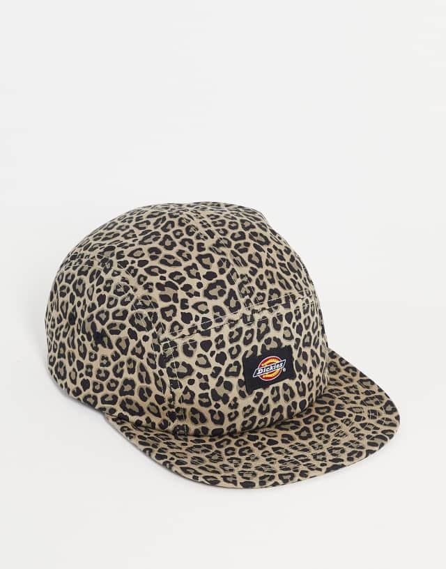 Dickies Albertville cap in leopard print