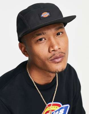 Dickies albertville five panel cap in black - ASOS Price Checker