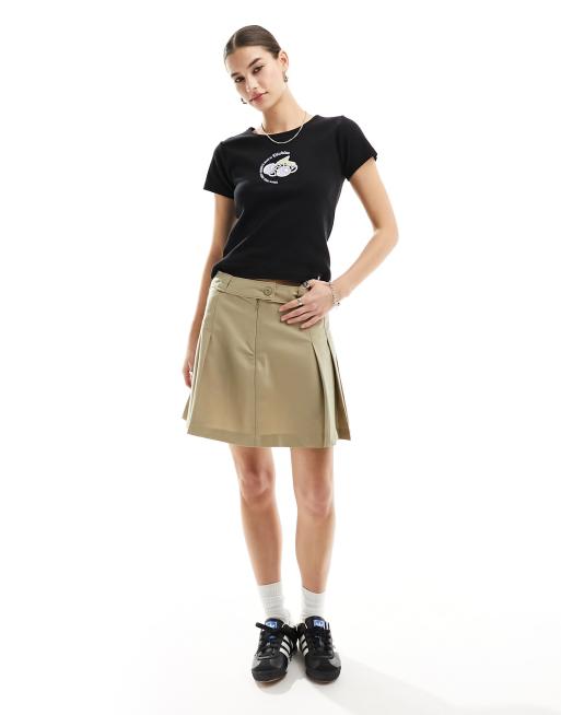 Dickies - Altoona - T-shirt ristretta nera con grafica centrale di frutta, 4 di 4