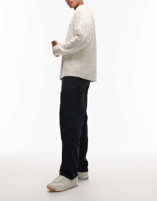Dickies – APAC – Canvas-Hose in Marineblau mit zweilagiger Kniepartie, 3 von 5