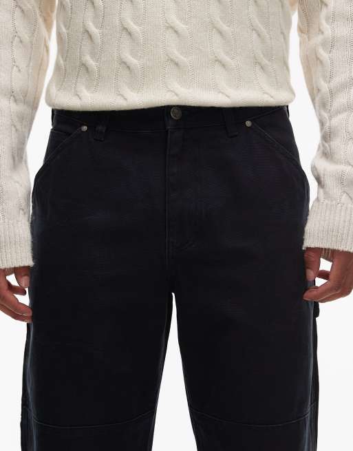 Dickies – APAC – Canvas-Hose in Marineblau mit zweilagiger Kniepartie, 5 von 5