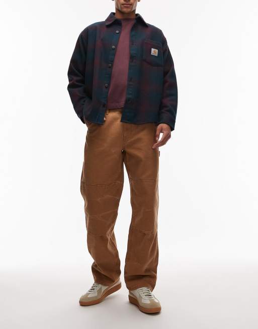 Dickies APAC double knee canvas trousers in brown tan, 2 of 5