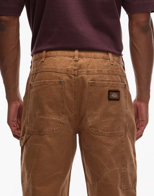 Dickies - APAC Double Knee - Gyldenbrune bukser i lærred, 4 af 5