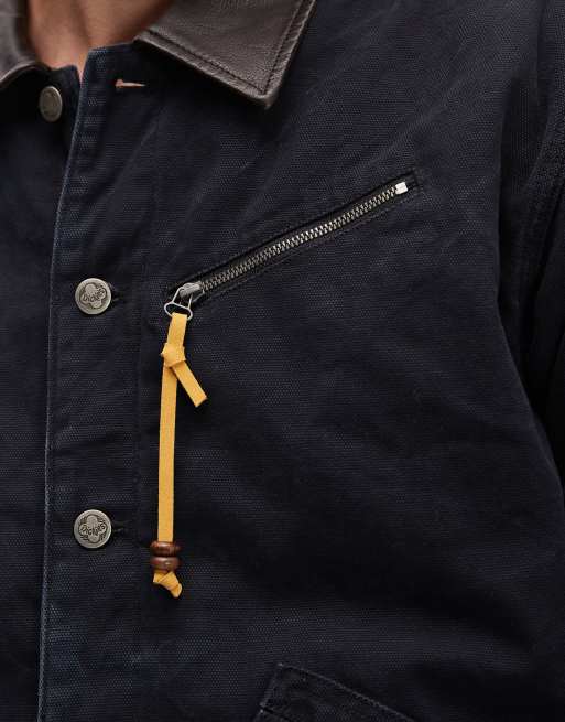 Dickies APAC padded canvas jacket in navy, 5 of 5