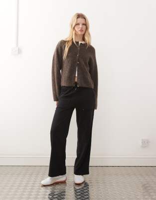 APAC - Pantalon de jogging ample en tissu éponge - Noir L