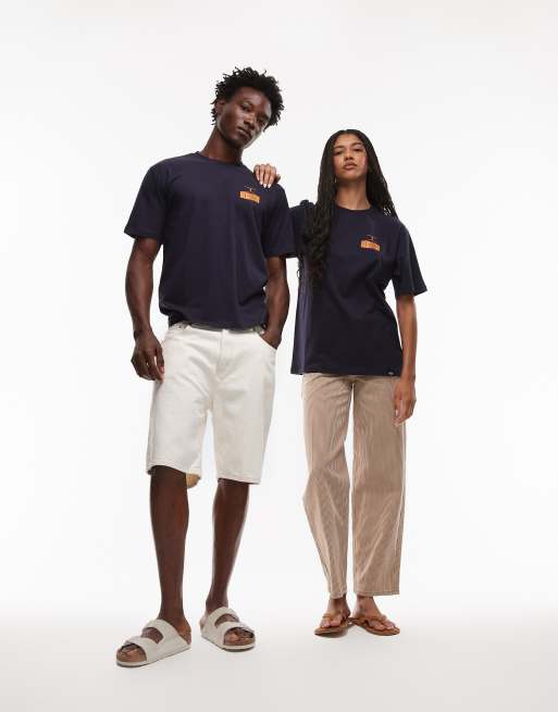 Dickies – Apison – T-Shirt in dunklem Marineblau mit Grafikprint am Rücken, 4 von 4