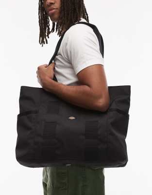 Dickies ashville canvas tote bag in black