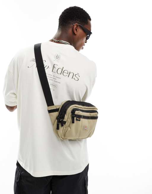 Dickies - Ashville - Kakifarvet crossbody-taske, 3 af 4