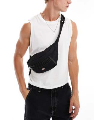 Dickies Ashville pouch bum bag in black | ASOS