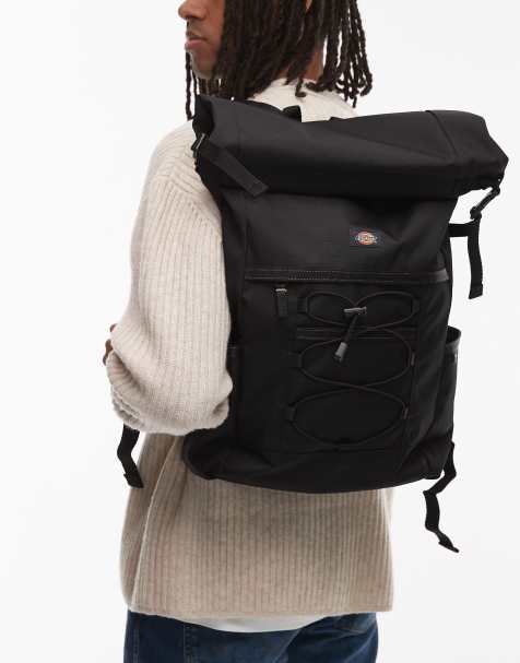 Dickies - Ashville - Sort utility-rygsæk med rulletop - view 1