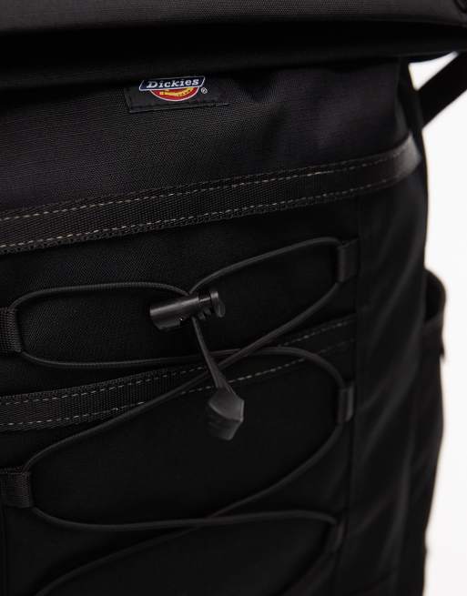 Dickies ashville utility roll top backpack in black, 3 of 4