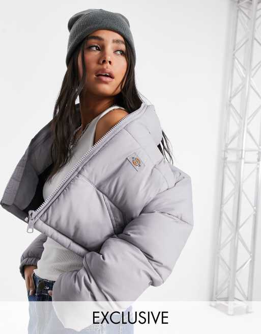 Dickies – Atlanta – Puffjacke mit kurzem Schnitt in Flieder, exklusiv bei ASOS