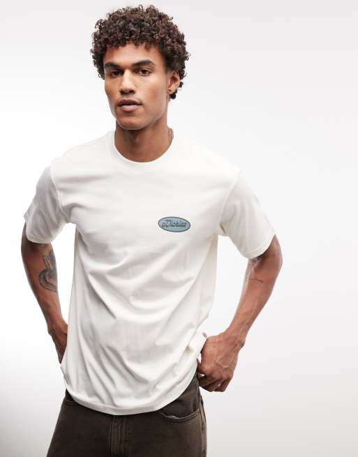 Dickies - Austintown - Råhvid T-shirt med rygprint - Kun hos ASOS, 3 af 5