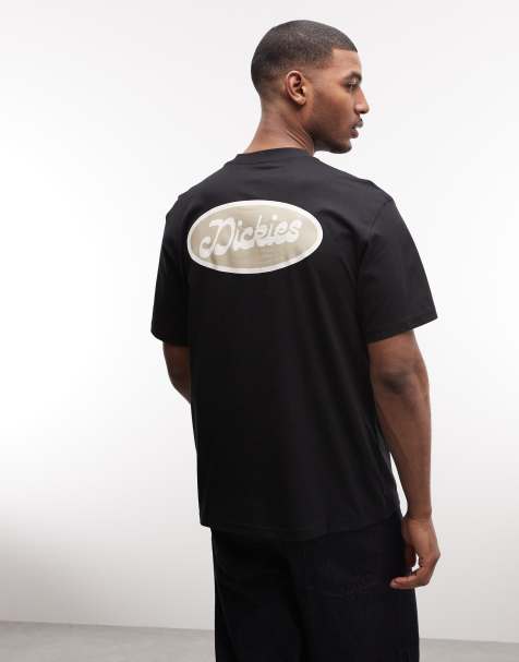 Dickies – Austintown – Svart t-shirt med tryck baktill, exklusivt hos ASOS - view 1