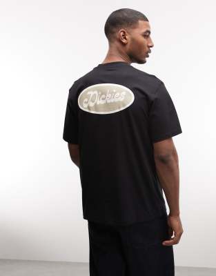 Austintown - T-Shirt in Schwarz mit Rückenprint, exklusiv bei ASOS Schwarz L