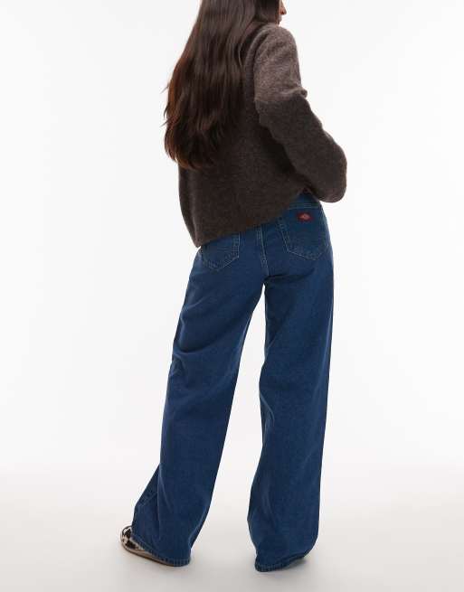 Dickies - Baggy jeans met wijde pijpen in klassiek blauw, 3 van 5
