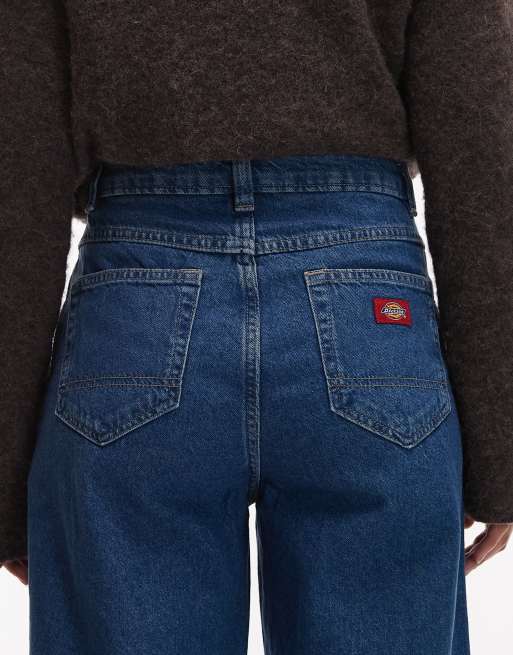 Dickies - Baggy jeans met wijde pijpen in klassiek blauw, 5 van 5