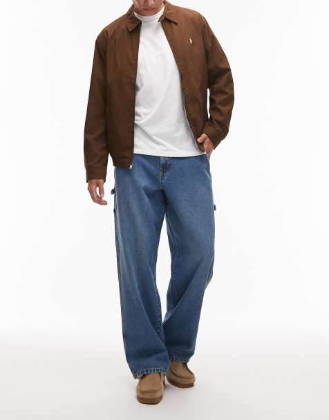 Dickies - Baggy schilders jeans van denim in vervaagd donkerblauw - view 1