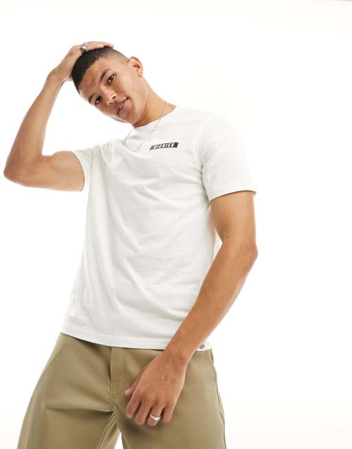 Dickies - Baker City - T-shirt met landschapsprint op de achterkant in wit