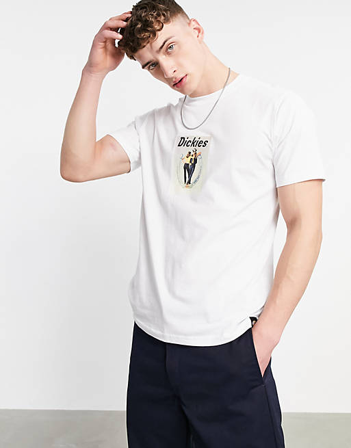 Dickies Baudette t-shirt in white