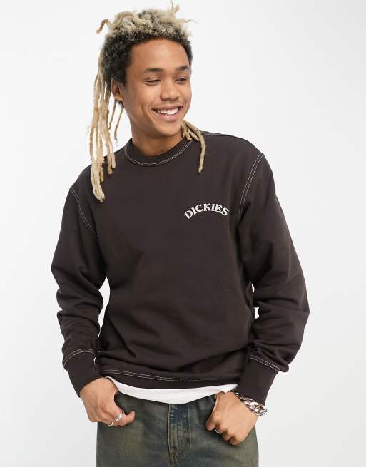 Dark brown outlet sweatshirt