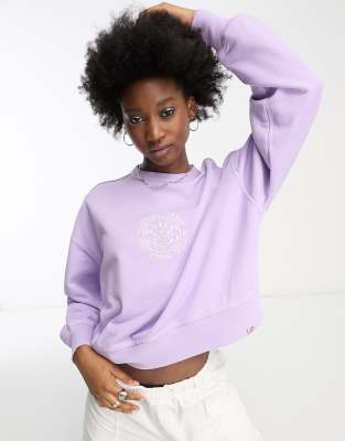 Dickies Beavertown Sweatshirt With Central Embroidered Logo In Lilac-purple