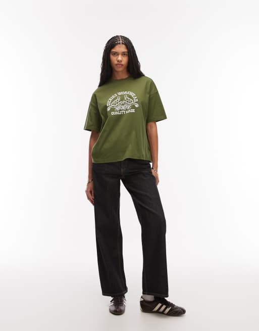 Dickies - Bettsville - Kakigrøn baby-T-shirt, 2 af 4