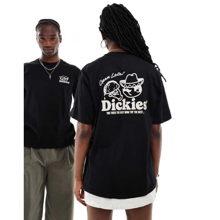 Dickies big sandy back print t-shirt in black ASOS
