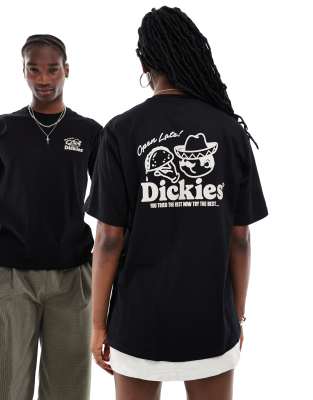 Dickies - Big Sandy - T-Shirt in Schwarz mit Rückenprint