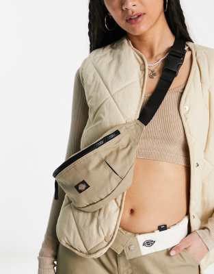 Dickies blanchard bum bag in beige tan-Neutral