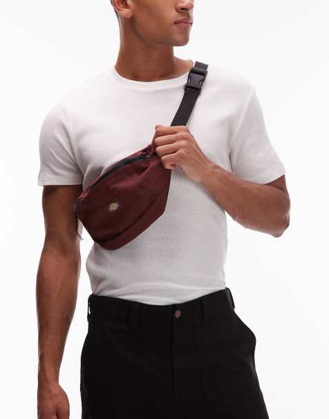 Dickies – Blanchard – Vinröd magväska - view 1