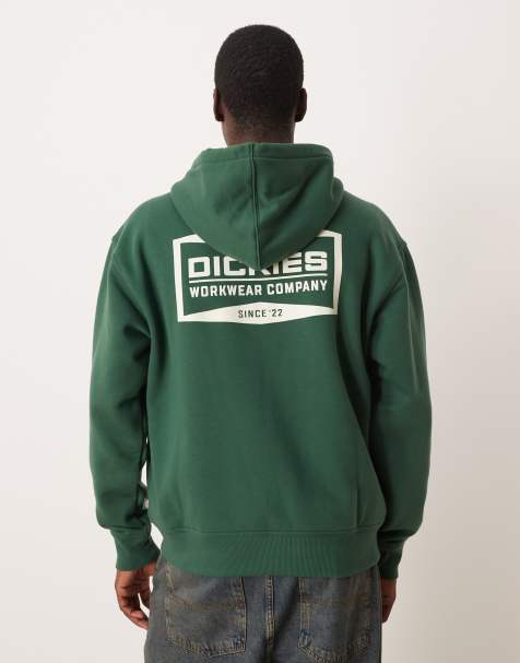 Dickies Bolivar full-zip hoodie in dark green - view 1