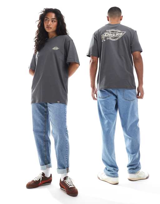 Dickies brick mason back print logo t-shirt in slate grey - exclusive to ASOS, 2 of 4