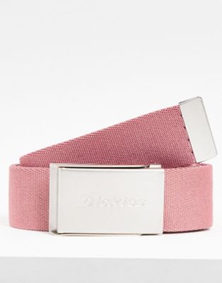 Dickies Brookston belt in pink