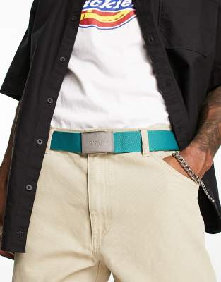 Dickies Brookston Belt In Teal-blue | ModeSens