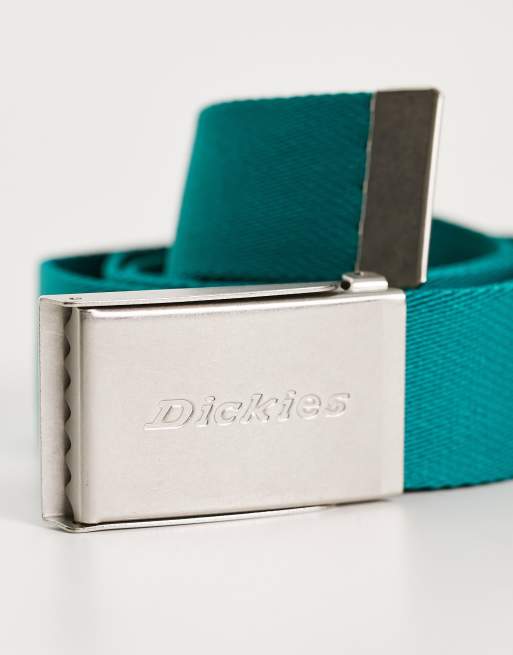 Dickies brookston belt in teal | ASOS