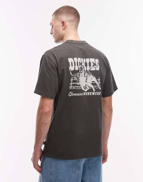 Dickies Buchtell back print t-shirt in black - view 1