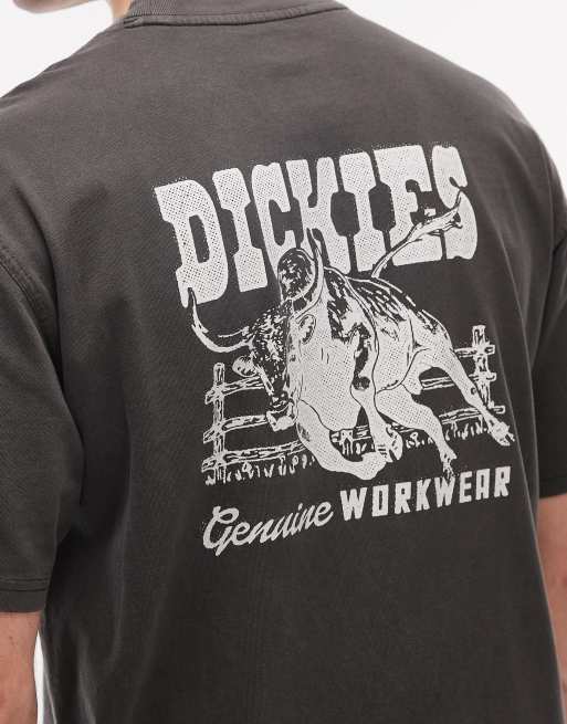 Dickies – Buchtell – Czarny T-shirt z nadrukiem na plecach, 5 z 5