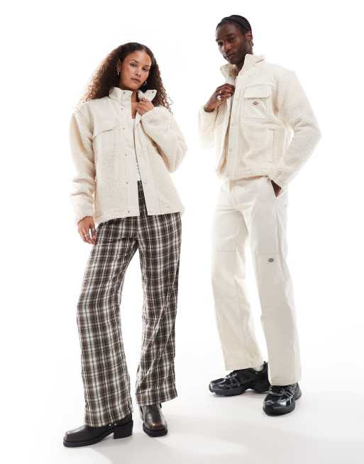 Dickies built up mount hope fleece in off white