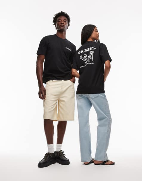 Dickies – Burns – Czarny T-shirt z grafiką na plecach - view 1