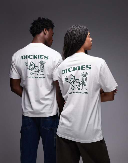 Dickies - Burns - T-shirt met grafische print op de achterkant in donkergroen, 3 van 4